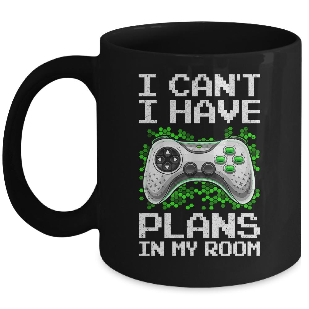 Funny Gamer Plans In My Room Video Games Gift Boys Teens Men Mug