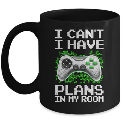 Funny Gamer Plans In My Room Video Games Gift Boys Teens Men Mug-Coffee Mug-Mug-Black