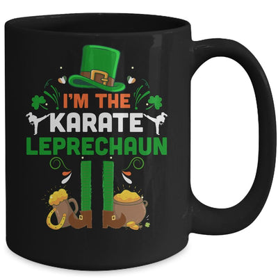 Funny I'm The Karate Leprechaun Karate St Patrick's Day Mug-Coffee Mug-