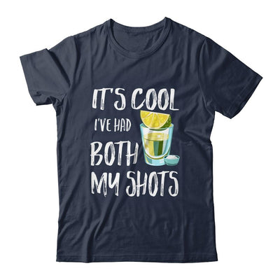 Funny It's Cool I've Had Both My Shots Tequila Drink-T-Shirt & Tank Top-Classic T-Shirt-Navy
