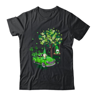 Funny St Patricks Day Gnome Truck Shamrock Gift-T-Shirt & Hoodie-Classic T-Shirt-Black