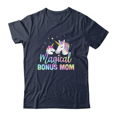 Funny Stepmom Gift Magical Bonus Mom Unicorn-T-Shirt & Hoodie-Classic T-Shirt-Navy