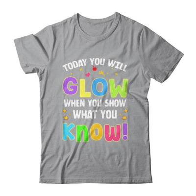 Funny Test Day Mode On Teacher Testing Ideas School-T-Shirt & Hoodie-Classic T-Shirt-Sport Grey