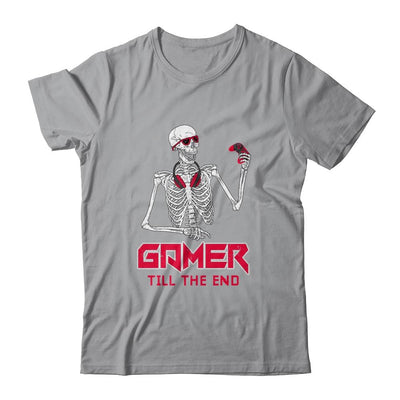 Gamer Till The End Funny Video Gamer Gaming Gifty-T-Shirt & Hoodie-Classic T-Shirt-Sport Grey