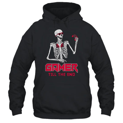 Gamer Till The End Funny Video Gamer Gaming Gifty-T-Shirt & Hoodie-Pullover Hoodie-Black