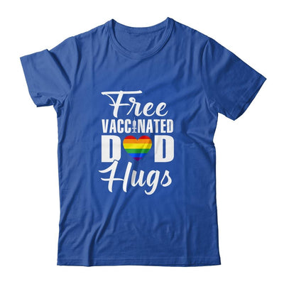 Gay Pride Vaccinated LGBT Lesbian LGBTQ Proud Dad-T-Shirt & Hoodie-Classic T-Shirt-Royal