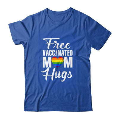 Gay Pride Vaccinated LGBT Lesbian LGBTQ Proud Mom-T-Shirt & Tank Top-Classic T-Shirt-Royal