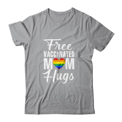 Gay Pride Vaccinated LGBT Lesbian LGBTQ Proud Mom-T-Shirt & Tank Top-Classic T-Shirt-Sport Grey