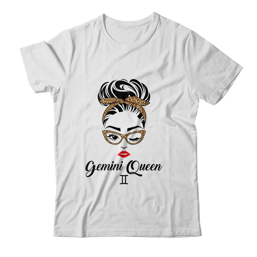Gemini Queen Woman Leopard Lips Eyes Lady Birthday Gifts
