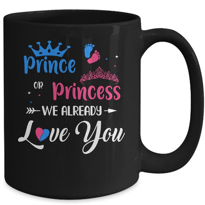 Gender Reveal Party Prince Or Princess We Already Love You Mug-Coffee Mug-