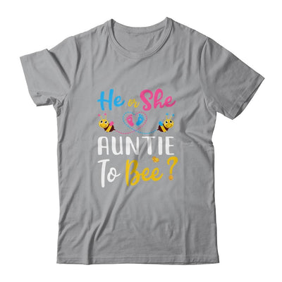 Gender Reveal What Will It Bee He Or She Auntie-T-Shirt & Hoodie-Classic T-Shirt-Sport Grey