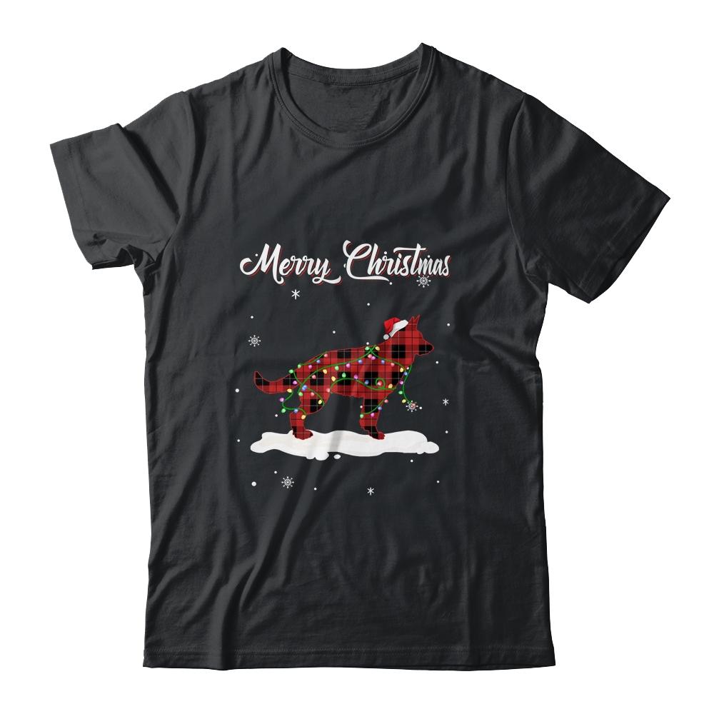 German Shepherd Christmas Red Plaid Dog Lover Pajama Family Gift
