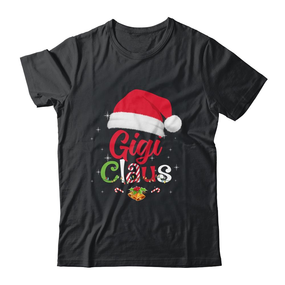 Gigi Claus Santa Christmas Matching Family Pajama Funny-T-Shirt & Sweatshirt-Classic T-Shirt-Black
