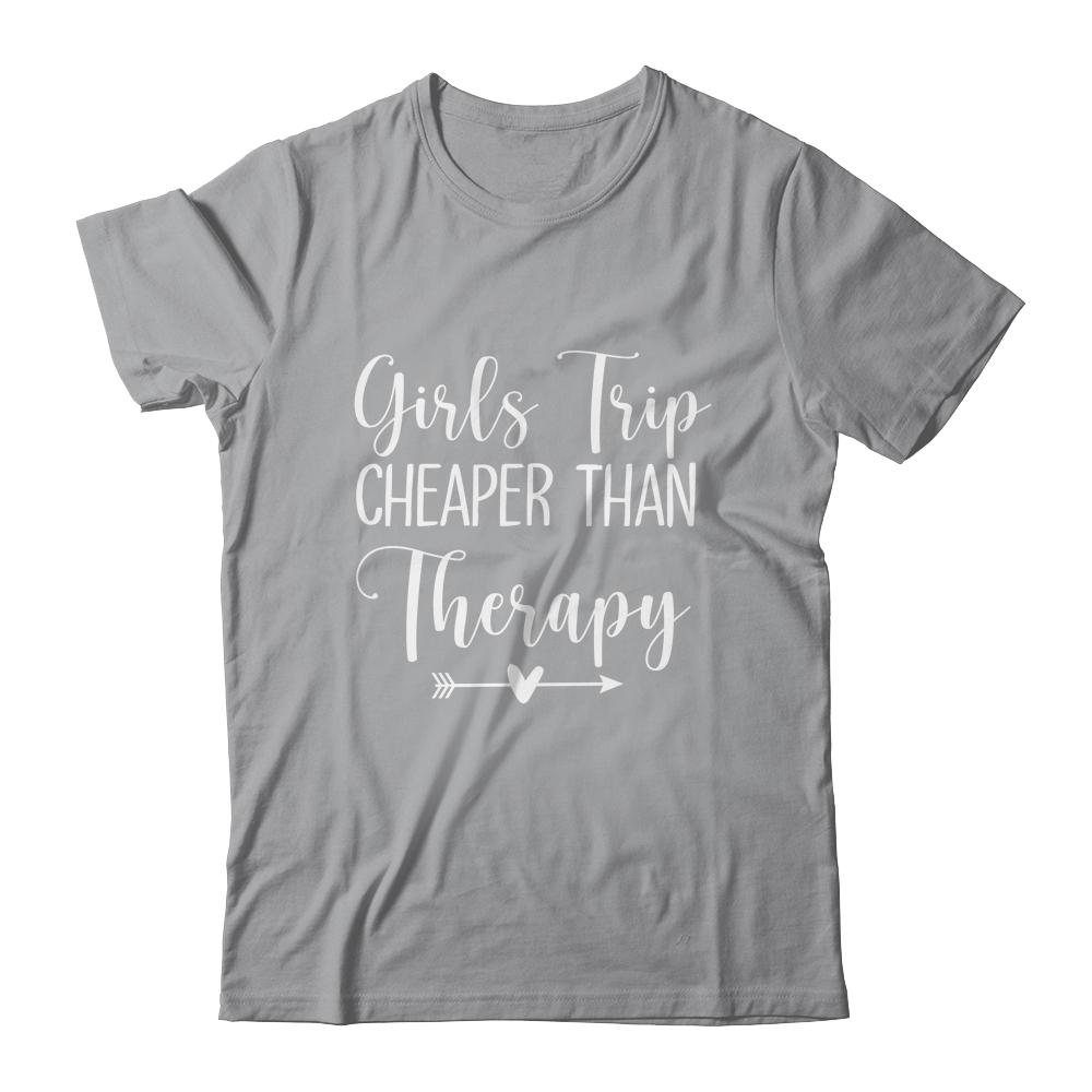 Girls Trip Therapy Travel Travel Vacation Night Out-T-Shirt & Tank Top-Classic T-Shirt-Sport Grey