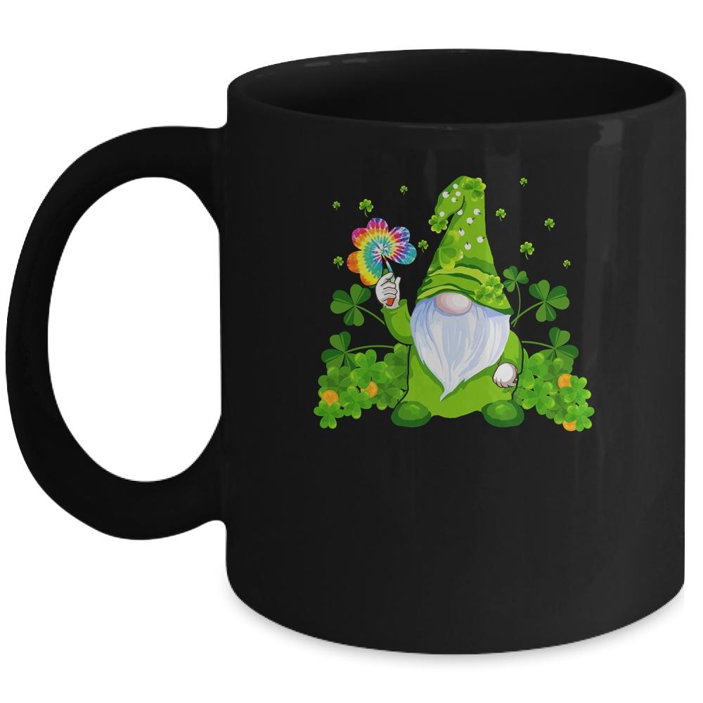 Gnome Tie Dye Shamrock St Patricks Day Mug