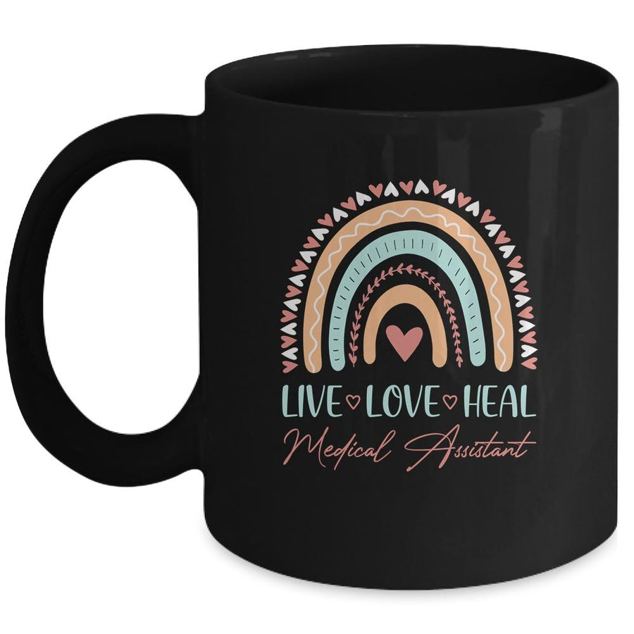 Graduation Rainbow Medical Assistant For Women Mug-Coffee Mug-Mug-Black