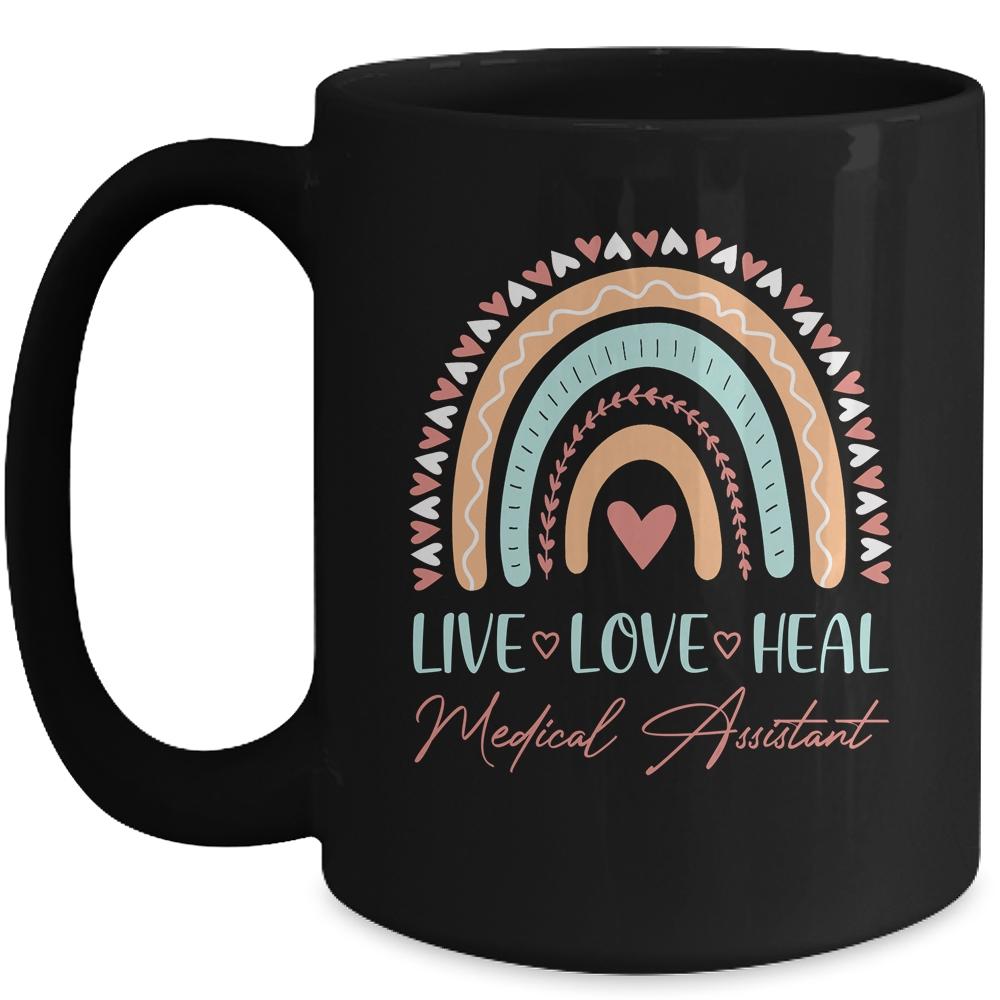 Graduation Rainbow Medical Assistant For Women Mug-Coffee Mug-Mug-Black