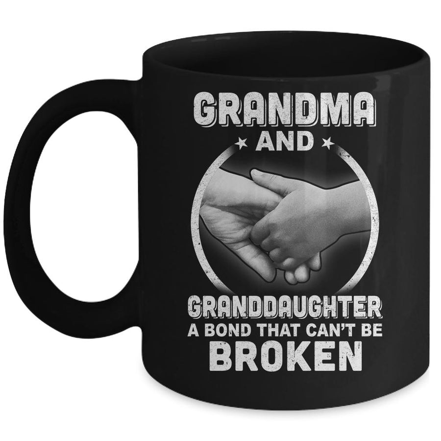 Grandma And Granddaughter A Bond That Can't Be Broken Mug-Coffee Mug-Mug-Black