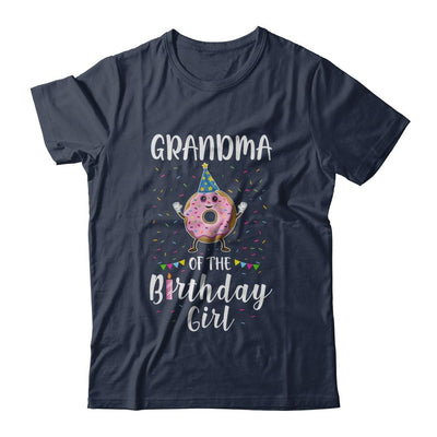 Grandma Of The Birthday Girl Donut Cute Gift-T-Shirt & Hoodie-Classic T-Shirt-Navy