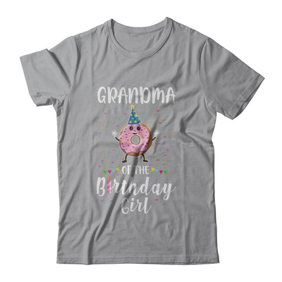 Grandma Of The Birthday Girl Donut Cute Gift-T-Shirt & Hoodie-Classic T-Shirt-Sport Grey