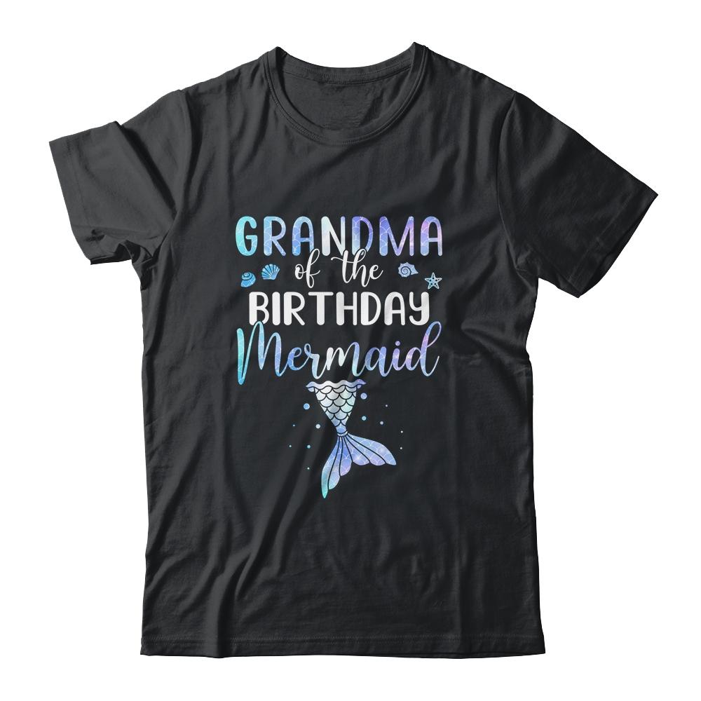 Grandma Of The Birthday Mermaid Matching Family