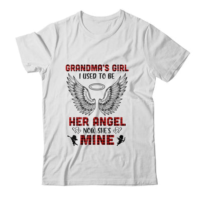 Grandma's Girl I Used To Be Her Angel Now She's Mine-T-Shirt & Hoodie-Classic T-Shirt-White