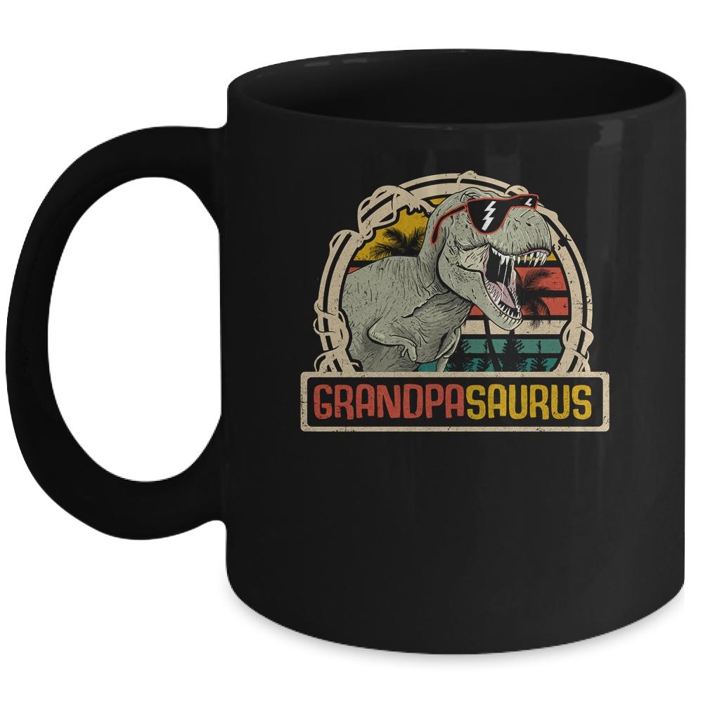 Grandpasaurus T Rex Dinosaur Grandpa Saurus Family Matching Mug