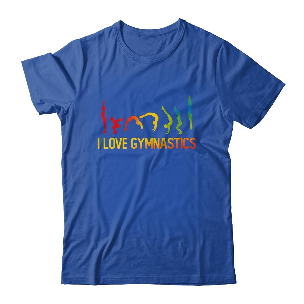 Gymnastic Floor Routine I Love Gymnastics-T-Shirt & Tank Top-Classic T-Shirt-Royal