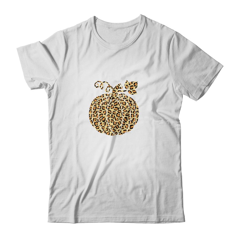 Halloween Pumpkin Women Plaid Leopard Funny Cute Fall