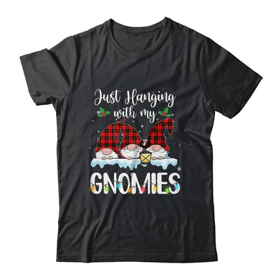 Hanging With My Gnomies Christmas Santa Gnome Xmas Tree-T-Shirt & Sweatshirt-Classic T-Shirt-Black