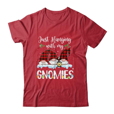 Hanging With My Gnomies Christmas Santa Gnome Xmas Tree-T-Shirt & Sweatshirt-Classic T-Shirt-Red