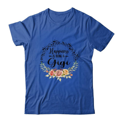 Happiness Is Being A Gigi The First Time Mothers Day-T-Shirt & Hoodie-Classic T-Shirt-Royal