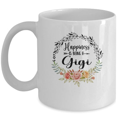 Happiness Is Being A Gigi The First Time Mothers Day Mug-Coffee Mug-Mug-White