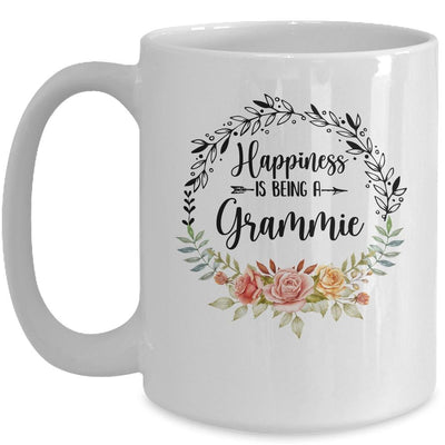 Happiness Is Being A Grammie The First Time Mothers Day Mug-Coffee Mug-Mug-White