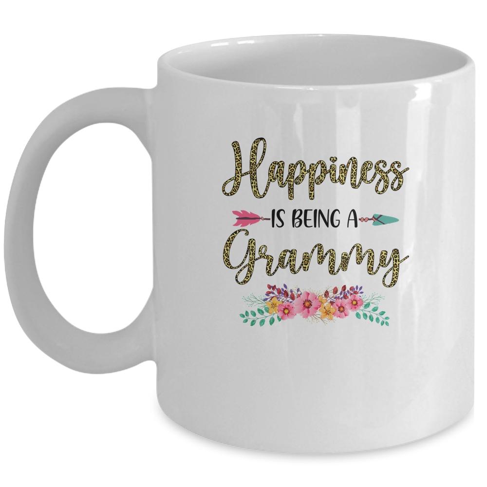 Happiness Is Being A Grammy For Women Leopard Mothers Day Mug