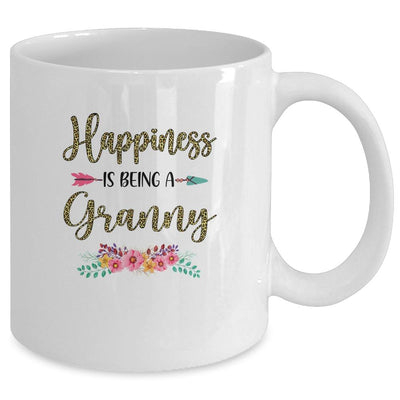 Happiness Is Being A Granny For Women Leopard Mothers Day Mug-Coffee Mug-