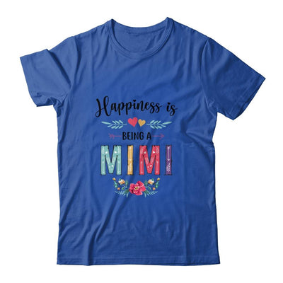 Happiness Is Being A Mimi For The First Time Mothers Day-T-Shirt & Hoodie-Classic T-Shirt-Royal