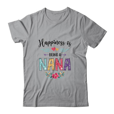 Happiness Is Being A Nana For The First Time Mothers Day-T-Shirt & Hoodie-Classic T-Shirt-Sport Grey