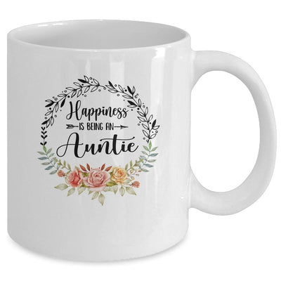 Happiness Is Being An Auntie The First Time Mothers Day Mug-Coffee Mug-