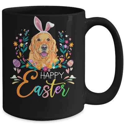 Happy Easter Bunny Golden Retriever Lovers With Easter Eggs Mug-Coffee Mug-