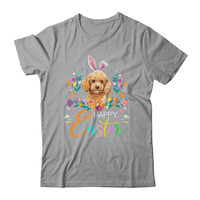 Happy Easter Bunny Poodle Lovers With Easter Eggs-T-Shirt & Tank Top-Classic T-Shirt-Sport Grey