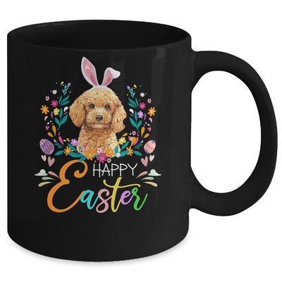 Happy Easter Bunny Poodle Lovers With Easter Eggs Mug-Coffee Mug-