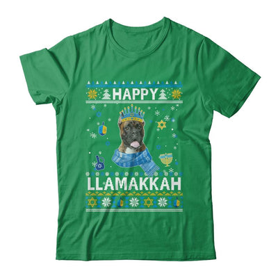 Happy Hanukkah Boxer Hanukkah Ugly Sweater Christmas-T-Shirt & Sweatshirt-Classic T-Shirt-Irish Green