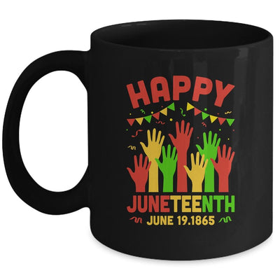 Happy Juneteenth Day Black Freedom African Mug-Coffee Mug-Mug-Black