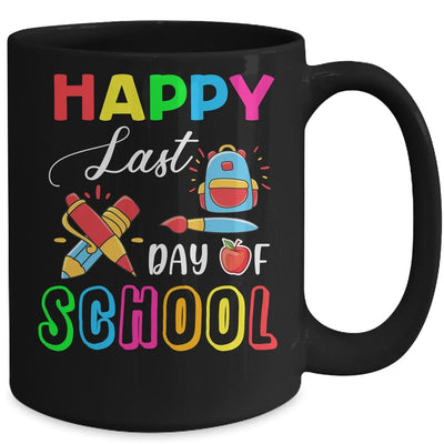 Happy Last Day Of School Teacher Boys Girls Kids Mug-Coffee Mug-