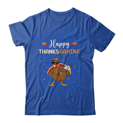 Happy Thanksgiving Video Game Dabbing Turkey-T-Shirt & Hoodie-Classic T-Shirt-Royal