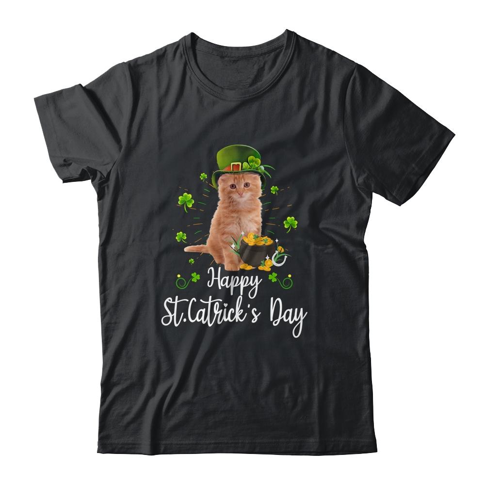 Happy st catrick's day cat st patricks day Women Kids