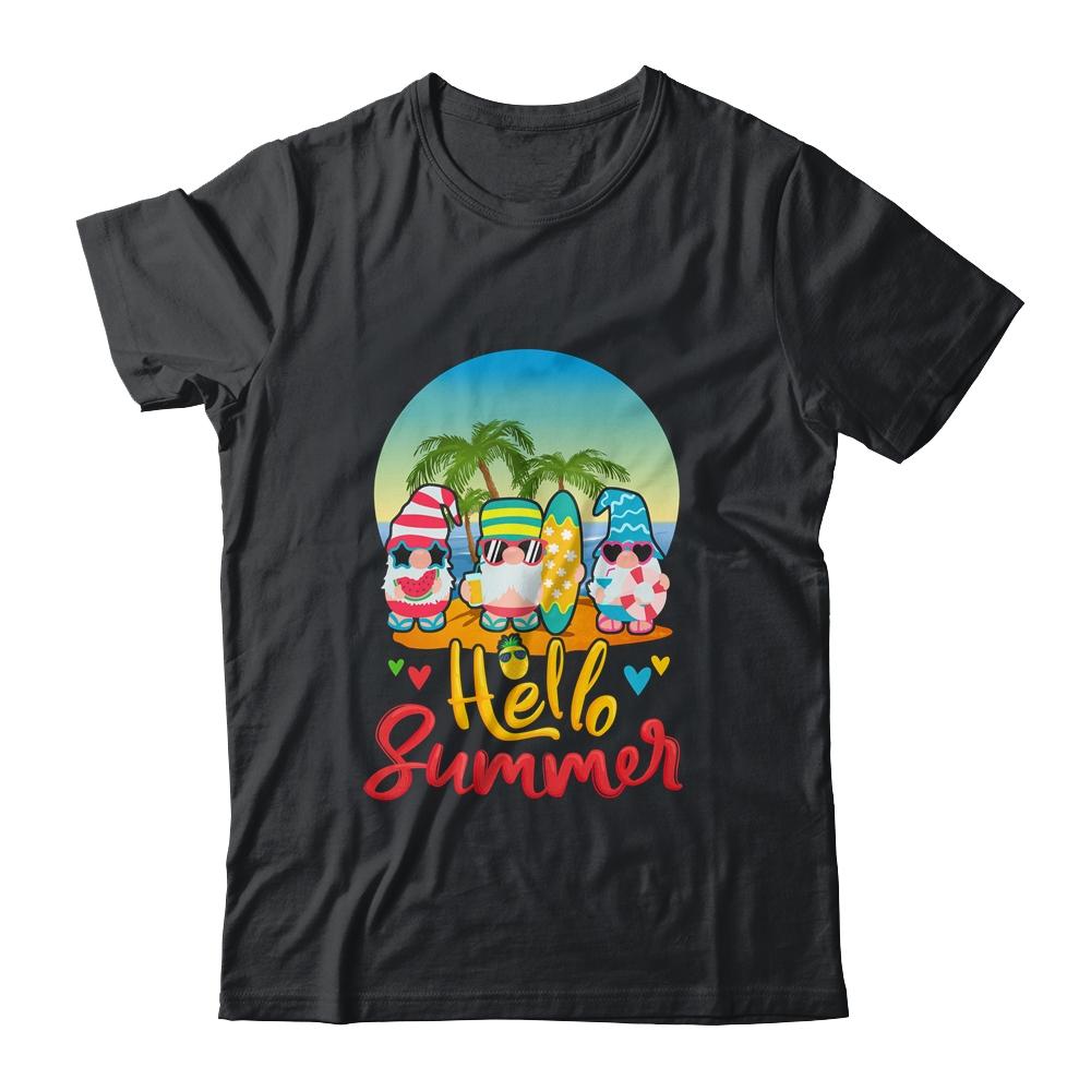 Hello Summer Gnomes Beach Party Summer Vacation