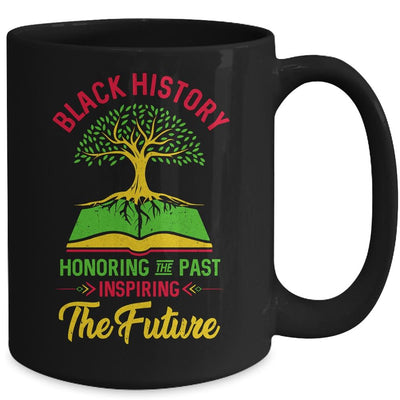 Honoring Past Inspiring Future Men Women Black History Month Mug-Coffee Mug-