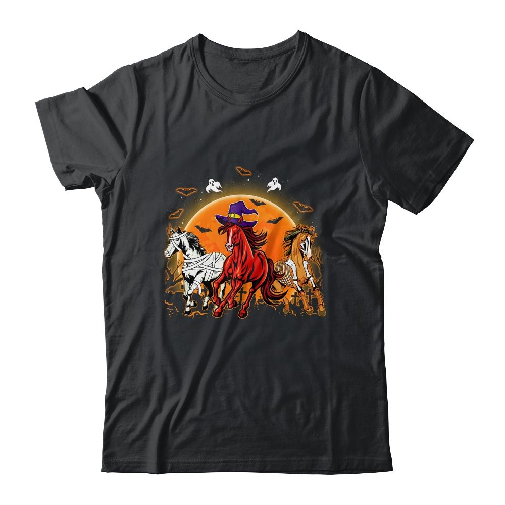 Horse Mummy Witch Halloween Horror Gift For Horse Lover